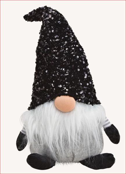 Wichtel schwarze Mütze 72 cm hoch